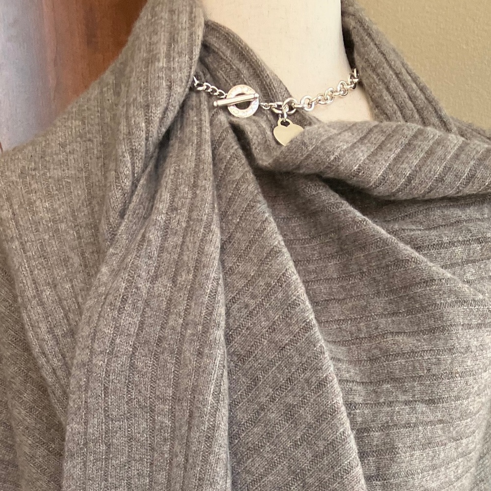 Martha Stewart  Heavy 2 Ply Beige Cashmere Wrap